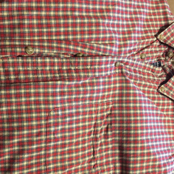 Late 90s Abercrombie & Fitch men’s long sleeve flannel plaid shirt Med EUC M - Picture 4 of 5
